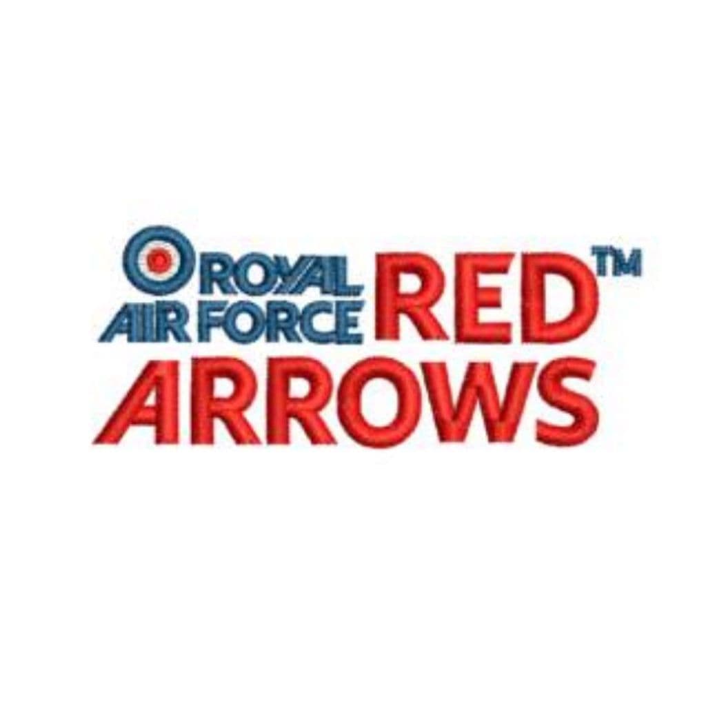 Red Arrows RAF Logo Display Team Licenced Embroidered Polo T-shirt
